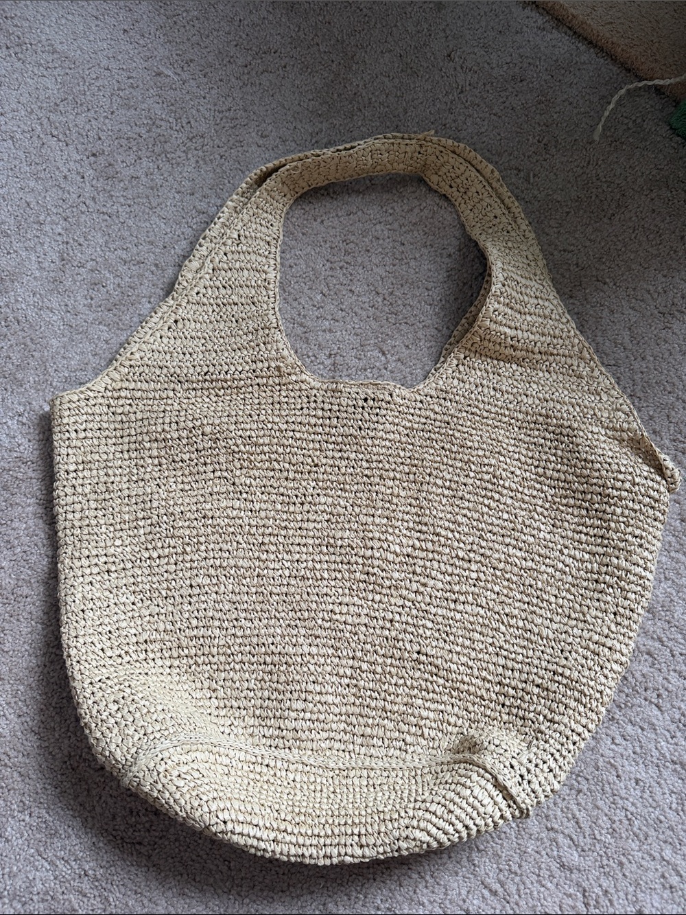 JCrew Woven Straw Tote Bag